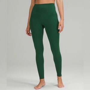 LULULEMON W's Align High Rise Pant 28” Leggings Pants Everglade Green Size 12